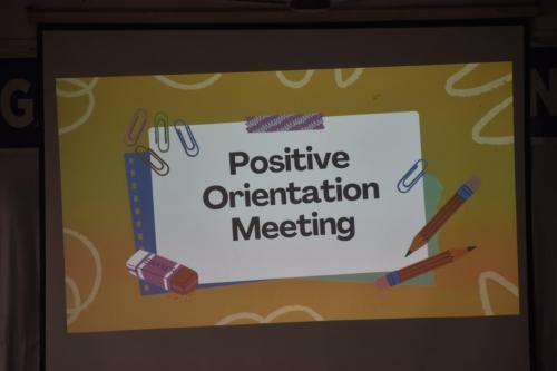 Positive Orientation Meeting: Primary